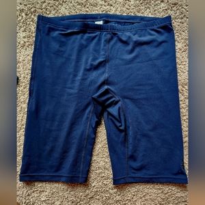 Coolibar Men's Swim/Sun SPF 50+ shorts, drawstring waist, Navy, Size L